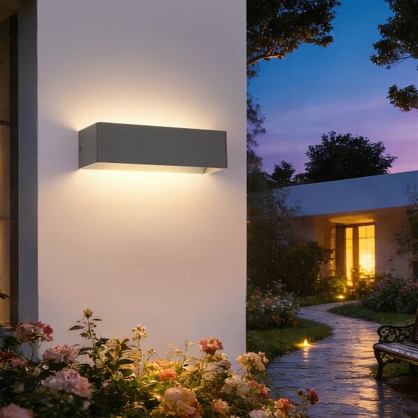 Brilagi -LED Applique da esterno DONNANI LED/12W/230V 30 cm antracite IP44