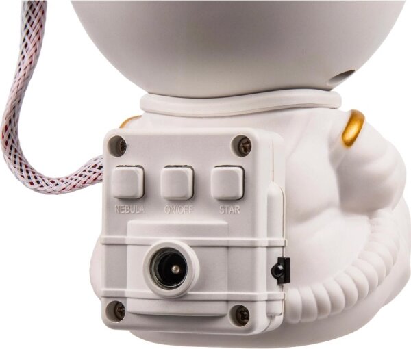 Retlux - Proiettore LED per bambini 230 V astronauta 12,5 cm + telecomando