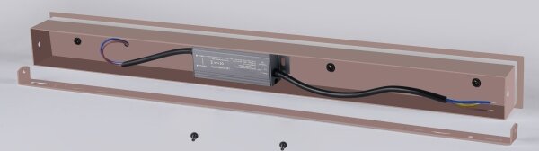 Brilagi - Applique LED da esterno LINEAR LED/12W/230V 3000K IP65 50 cm marrone CRI 90