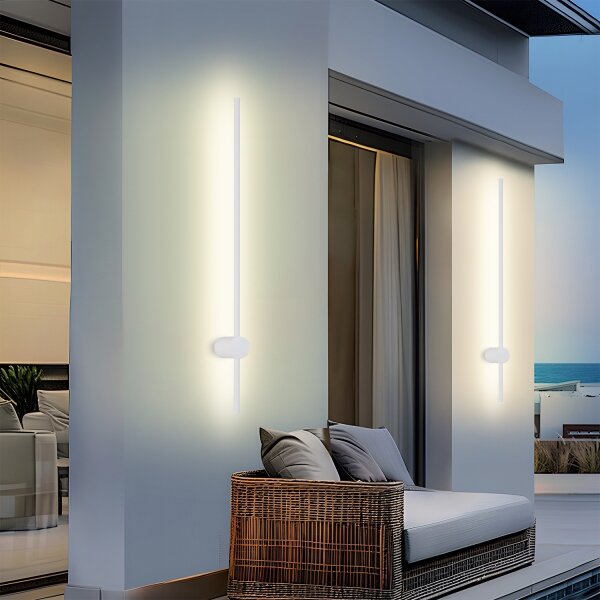 Brilagi - AURA Applique per esterni LED/20W/230V 3000K IP54 97 cm bianca CRI 90
