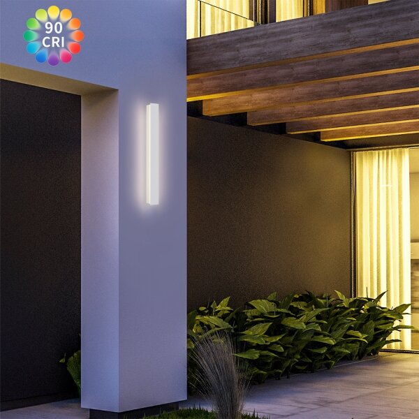 Brilagi - Lampada da parete LED per esterni LINEAR LED/12W/230V 3000K IP65 50 cm bianca CRI 90