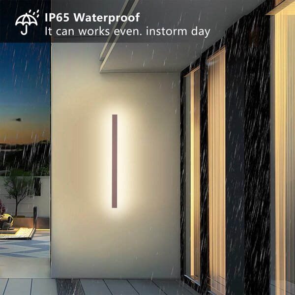 Brilagi-LED Applique da esterno LINEAR LED/22W/230V 3000K IP65 100 cm marrone CRI 90
