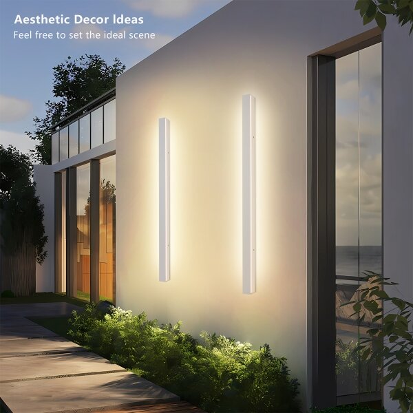 Brilagi - Applique LED da esterno LINEAR LED/22W/230V 3000K IP65 100 cm bianco CRI 90