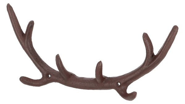 Appendiabiti da parete in metallo marrone Antlers - Esschert Design