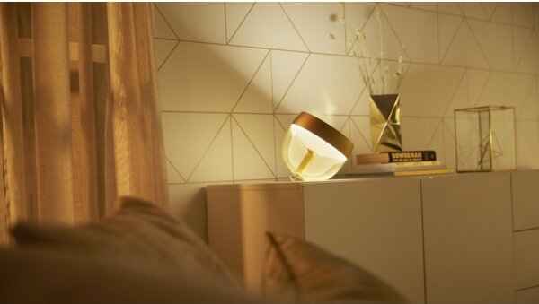 Philips - Lampada da tavolo LED RGB Hue IRIS LED/10W/230V oro