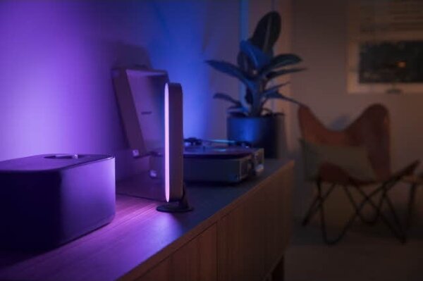 Philips -Estensione LED RGB Lampada da tavolo dimmerabile Hue PLAY LED/6W/230V nero
