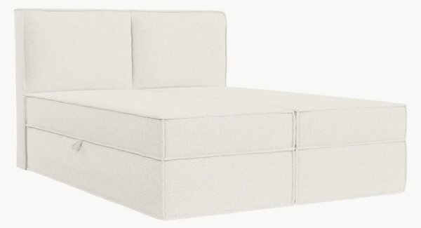 Letto boxspring fatto a mano con contenitore Bergen, H3