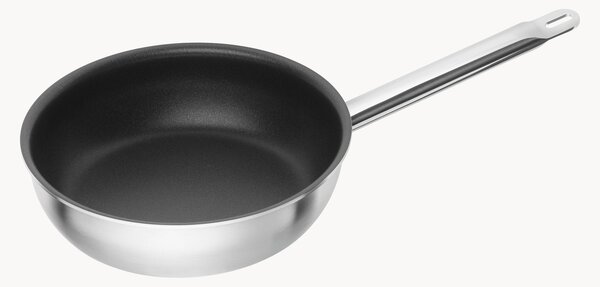 Padella in acciaio inox spazzolato Pro