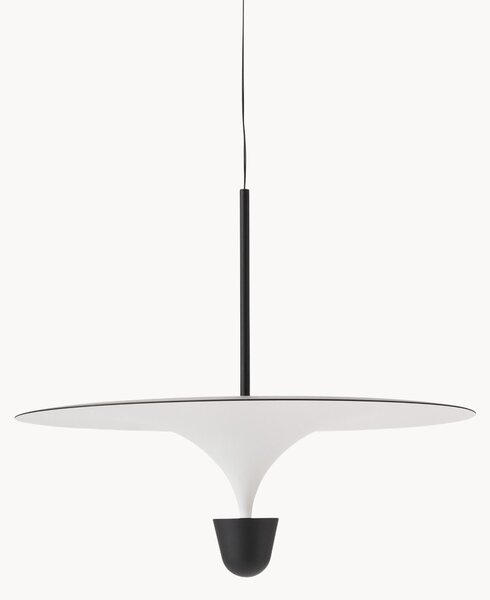Lampada a sospensione grande a LED fatta a mano con luce regolabile Kantarell