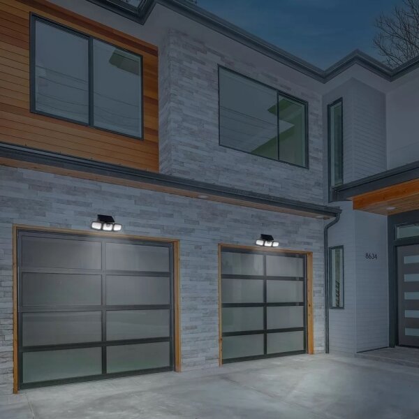 Riflettore LED solare con sensore 3xLED/3,3W/5V IP65