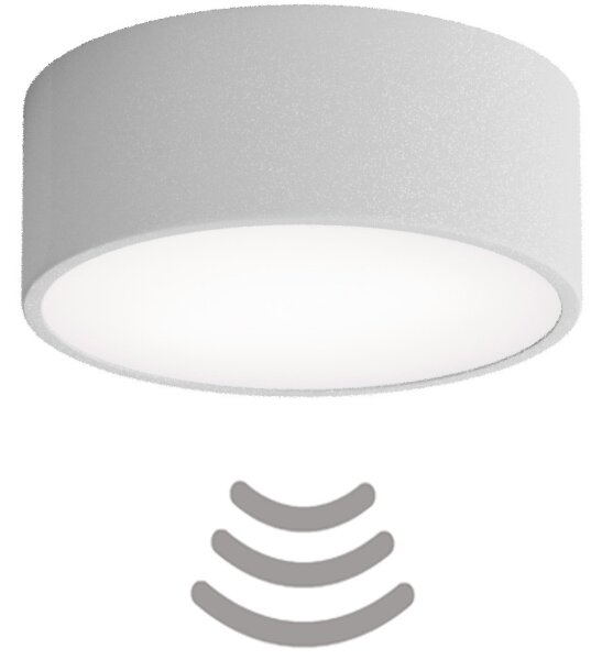 Brilagi - Plafoniera con sensore CLARE 1xE27/40W/230V diametro 20 cm grigio