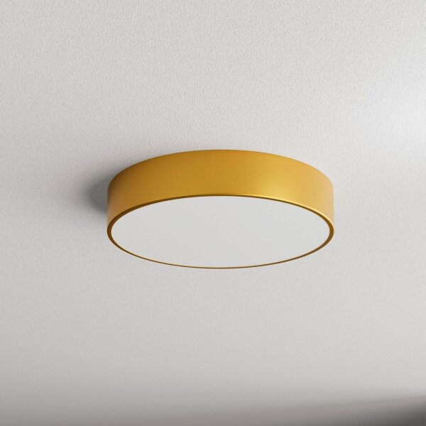 Brilagi - Plafoniera da bagno CLARE 2xE27/24W/230V diametro 40 cm IP54 oro