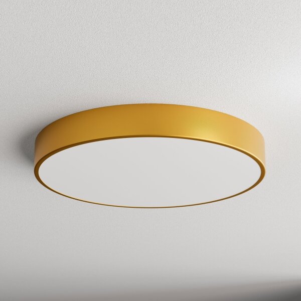 Plafoniera LED CLEO LED/69W/230V 3000K diametro 60 cm oro