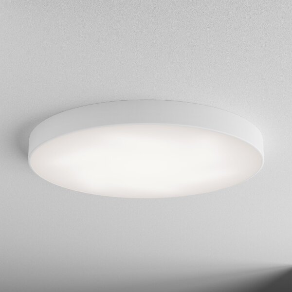 Plafoniera con sensore CLEO 6xE27/24W/230V diam. 80 cm bianca