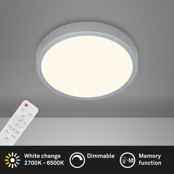 Briloner 3701-014 - Plafoniera LED dimmerabile RUNA LED/18W/230V + +TC