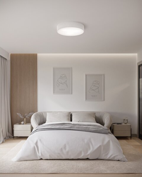 Brilagi - Plafoniera LED RGBW dimmerabile CLARE 3xE27/9W/230V Wi-Fi bianca