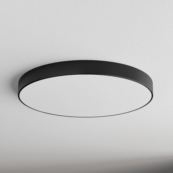 Brilagi - Plafoniera CLARE 6xE27/40W/230V diametro 80 cm nero