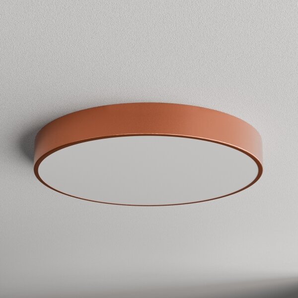 Plafoniera da soffitto con sensore CLEO 5xE27/24W/230V, diametro 60 cm, finitura in rame