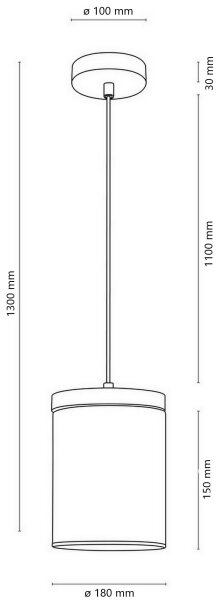Spot-Light 161859151 - Lampadario a sospensione con filo MONSUN 1xE27/60W/230V pino