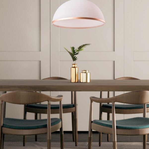 Brilagi - Lampadario a sospensione con supporto rigido LED ANTICO 1xE27/60W/230V patina di bronzo