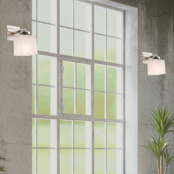 Applique KLARA 1xE14/60W/230V cromo opaco