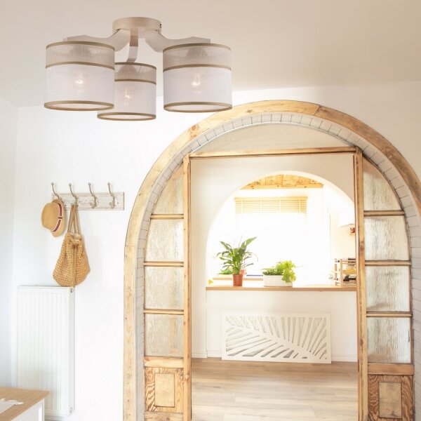 Lampadario a soffitto ANDREA 3xE27/60W/230V