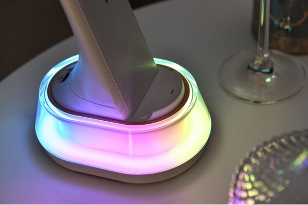 Immax 08973L - LED RGB Lampada da tavolo dimmerabile CORELLA LED/7W/12/230V nero