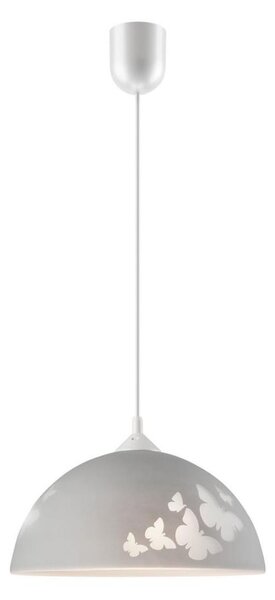 Lampadario a sospensione con filo 1xE27/60W/230V farfalle