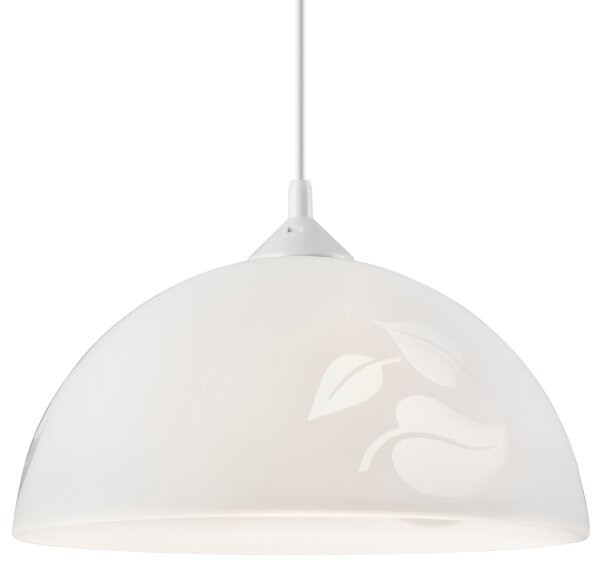 Lampadario a sospensione con filo 1xE27/60W/230V foglie