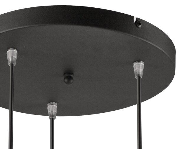 Lampadario a sospensione DANIELLE 3xE27/60W/230V su cavo