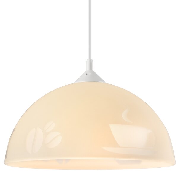 Lampadario a sospensione con filo 1xE27/60W/230V caffè