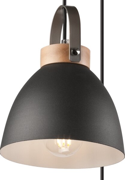 Lampadario a sospensione DANIELLE 3xE27/60W/230V su cavo