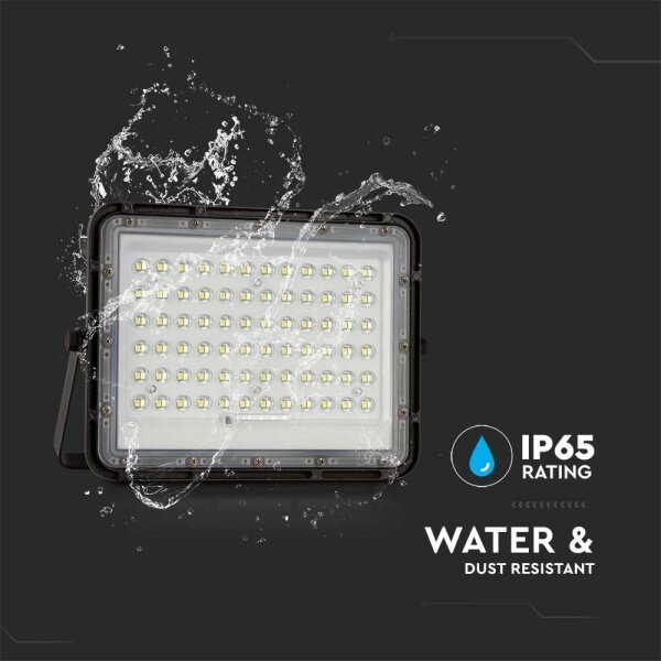 LED Proiettore solare da esterno LED/15W/3,2V IP65 4000K nero + +TC