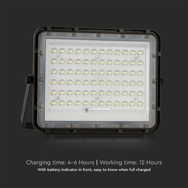 LED Proiettore solare da esterno LED/15W/3,2V IP65 4000K nero + +TC
