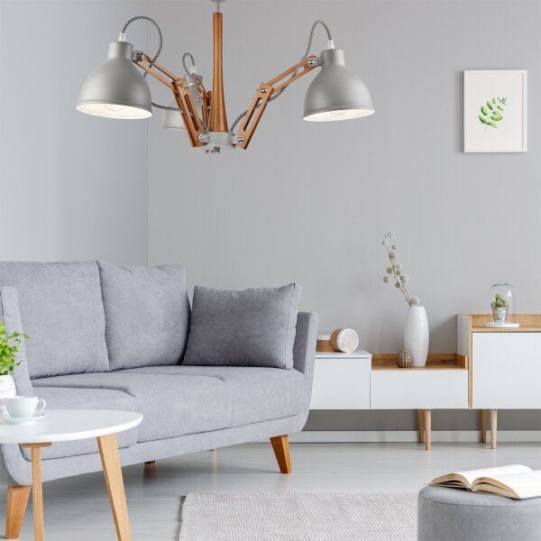 Plafoniera MARCELLO 3xE27/60W/230V da soffitto