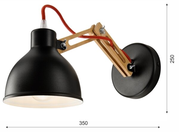 Lampada da parete MARCELLO 1xE27/60W/230V
