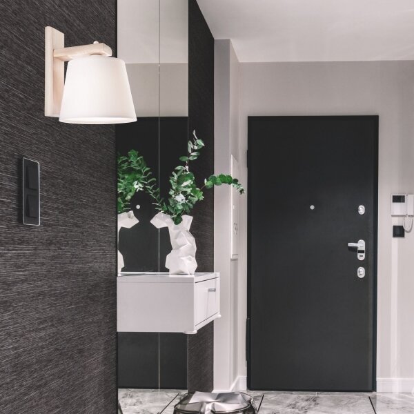Applique AIDA 1xE27/60W/230V rovere