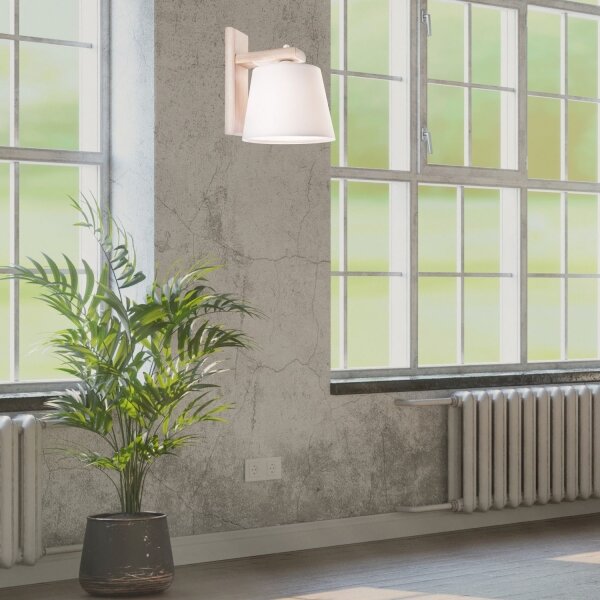 Applique AIDA 1xE27/60W/230V rovere