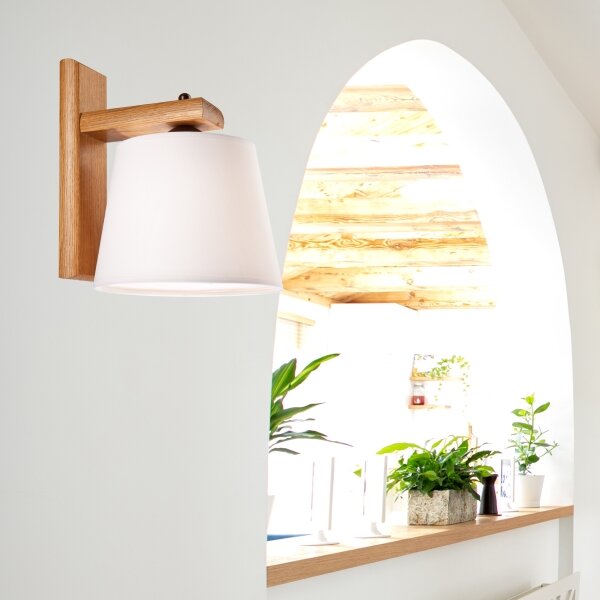 Lampada da parete AIDA 1xE27/60W/230V rovere