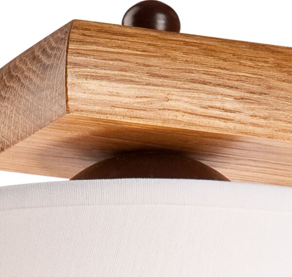 Lampada da parete AIDA 1xE27/60W/230V rovere