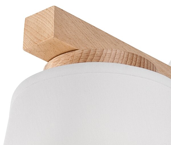 Lampada da parete ELLIE 1xE27/60W/230V bianco