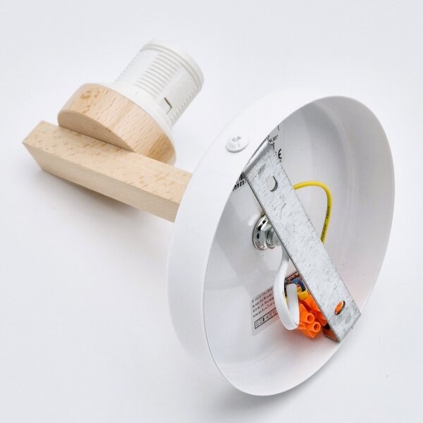 Lampada da parete ELLIE 1xE27/60W/230V bianco