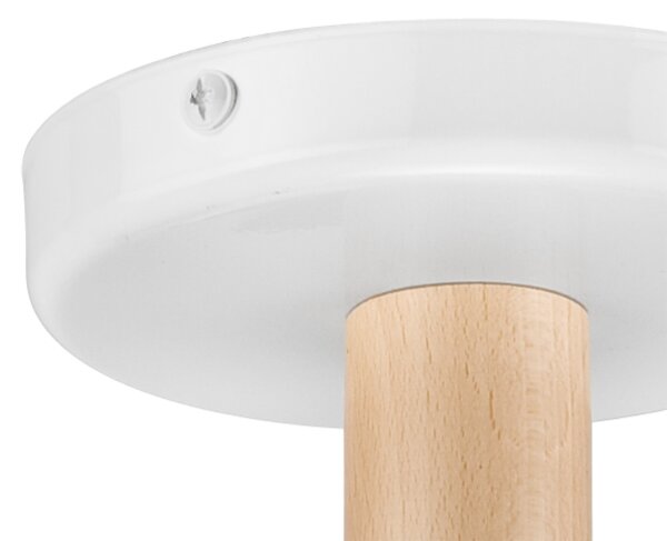 Plafoniera ELLIE 3xE27/60W/230V bianco
