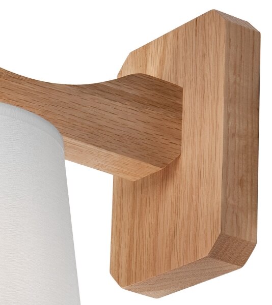 Applique ANDREA 1xE27/60W/230V quercia/bianco