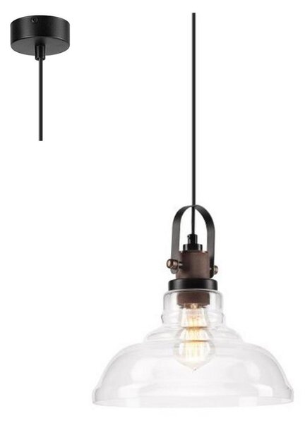 Lampadario a sospensione con filo SINGLE 1xE27/60W/230V