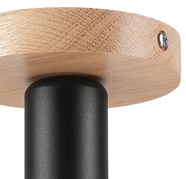 Lampadario a plafone VITO OAK 1xE27/60W/230V rovere