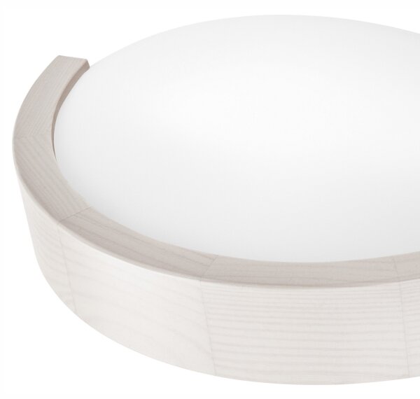Applique NATURAL SLIM 1xE27/60W/230V pino/bianco