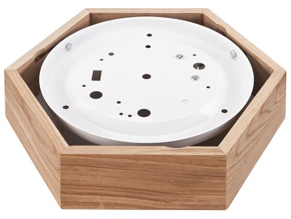 Plafoniera ROVERE HEX 1xE27/60W/230V d. Rovere 32 cm