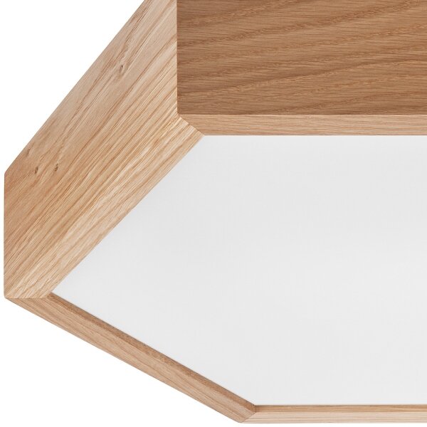Plafoniera ROVERE HEX 2xE27/60W/230V d. Rovere 43 cm