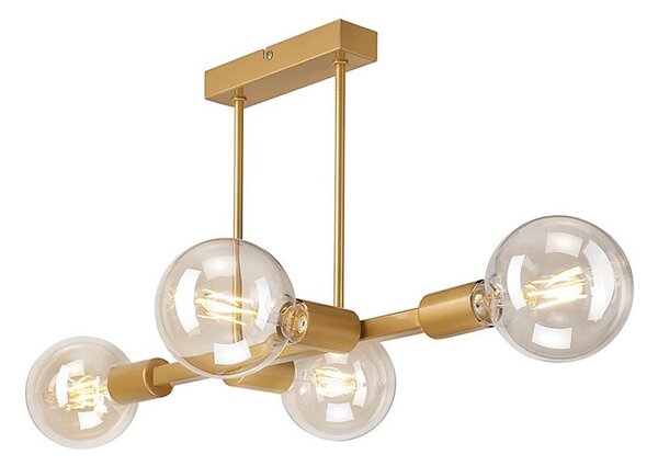 Lampadario su palo ASTRID 4xE27/60W/230V oro